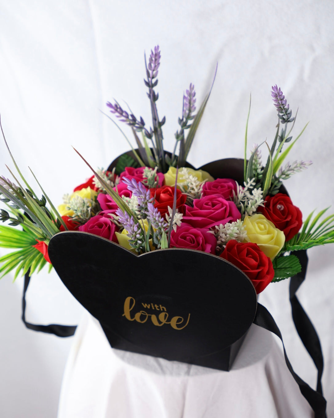 ❤️MODELUL  „INIMA CU LAVANDA” IN 3 CULORI DIN SAPUN🪻