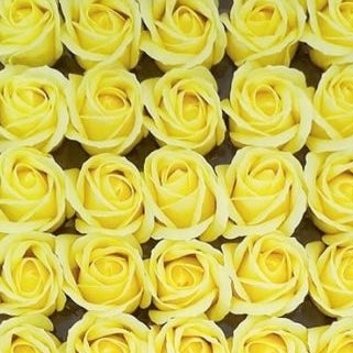 Trandafiri Galben Lămâie din Săpun