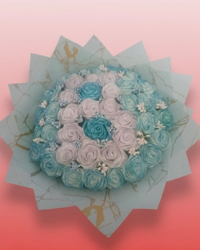 ❄️MODELUL „BUCHETUL SENIN” IN 2 CULORI DIN SATIN 💧