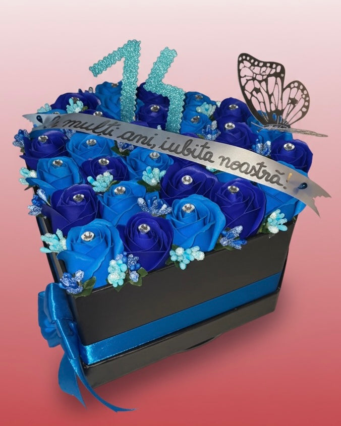 ❄️MODELUL „CUTIA ANIVERSARA” IN 2 CULORI DIN SAPUN 💧